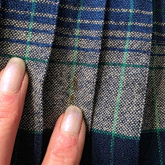 Vintage Pendleton 1950's Reversable Wool Plaid Skirt Womens Size XS - Picture 8 of 17